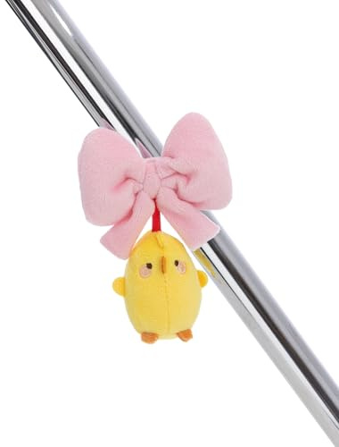 MagNICI Molang 62773 - Lazo con PIU PIU, 4 cm, Amarillo, Peluche con imán, Peluche para frigorífico, Pizarra, Metal y Mucho más, para Regalar