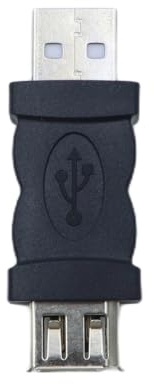 Grobo Adaptador Hembra USB 2,0 AM a 1394 6P, USB 2,0 A Macho a Firewire IEEE 1394 6P Adaptador Hembra Conector Convertidor F / M