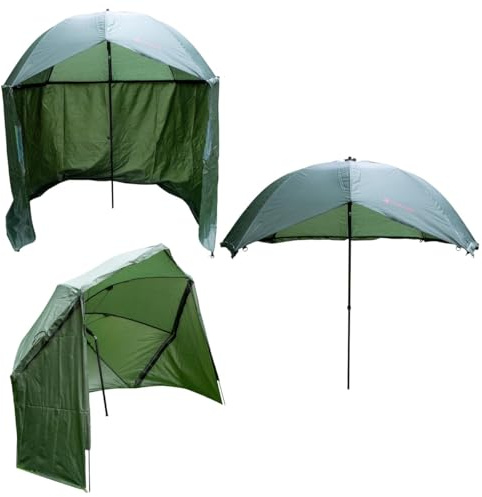 Ultimate Sistema Di Ombrelli 3 In 1 (Ombrello & Cover Laterale) 50''/127cm - Riparo Da Pesca