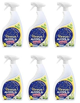 Alcool denaturato profumato spray 70° Vaniglia 600 ML (6)