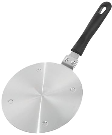 Induction Cooktop Adapter Disc - Stainless Steel Disc, Induction Cooktop Converter | Removable Insulating Handle Plate, Portable Heat Spreader Adapter Converter Disc with Handle for Glass Electric