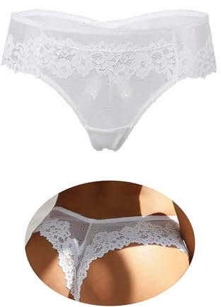 ohmydear String tanga stora storlekar Brasilien damer trosor sexiga underkläder låg midja trosor damer spets trosor bikini trosor för kvinnor S–XXL