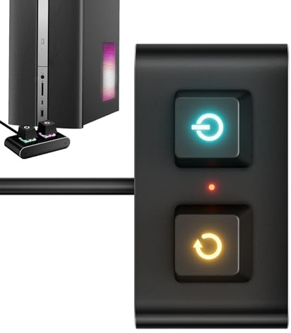 Vanlig PC fjärraktivering – fjärrutlösare för stationär dator – plug and play aktiveringsknapp för PC-entusiaster hemmakontor café