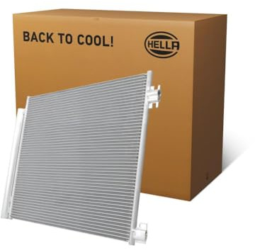 HELLA 8FC 366 221-451 Kondensator, Klimaanlage - Kühlrohre parallel - Aluminium - mit Dichtungen - mit Trockner
