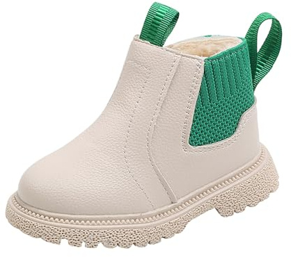Cuwtheugwg Chaussures Enfant Hiver Chaudes Pour Enfants Bottines Filles Et Garçons Bottes De Neige Antidérapant Sole Souple Botte Ski Bottine Fourré Fille Flexibles Respirantes