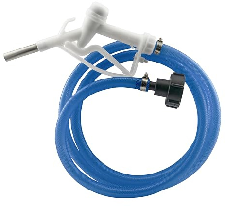 AD-Blue/Diesel Fuel delivery kit for use with IBC Tank with s60x6 Outlet,Reinforced Braided 19mm Hose Designed for Fuel,Trigger Fuel Gun,Range of Fuel Hose Length Options (2)