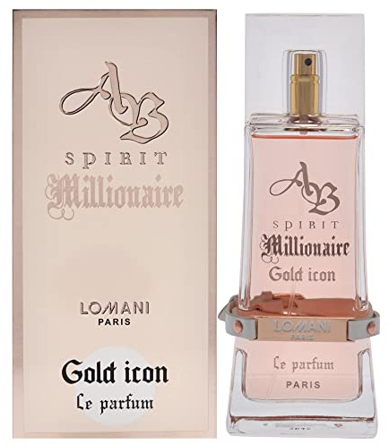 Lomani AB Spirit Millionaire Le Parfum Gold Icon für Damen, 100 ml, EDP-Spray