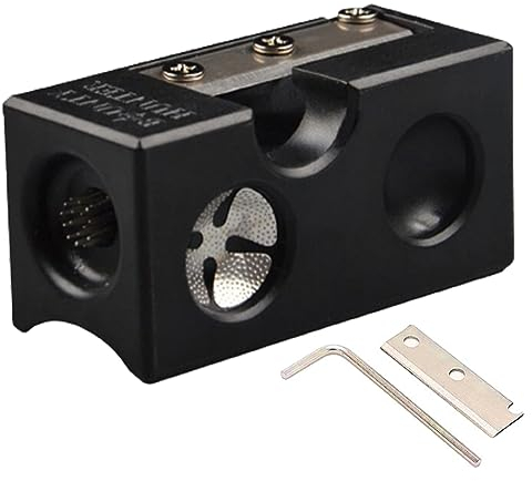 SYFUNLV Reparatur Queue Billard,Billard Queue Tip Werkzeug,6 * 2 * 3cm Pool Cue Tip Shaper,Former/Scuffer/Belüfter/Burnisher/Radius-Messgerät, Billardzubehör, Reparaturwerkzeug