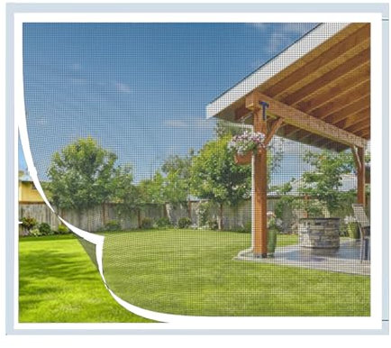 Fliegengitter Fenster 50x70cm Weiß, Insektenschutz Moskitoschutz Fliegenvorhang, für Mest Arten von Fenstern