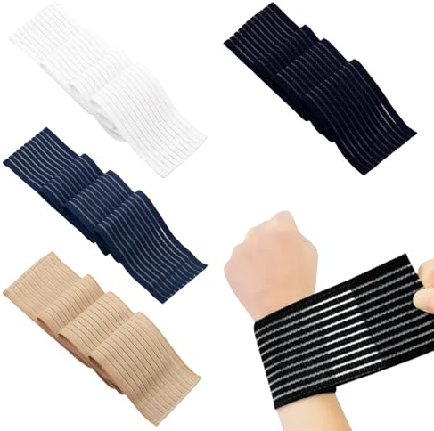 MLWSKERTY 4 Unids/set Banda De Soporte De Muñeca Transpirable Ajustable Con Cierre Seguro Para Entrenamientos De Gimnasio Y Prevención De Lesiones Estabilizadores De Muñeca Deportivos