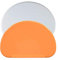 Corne Patisserie,Grattoir à Pâte en Plastique Coupe pâte,2 Pièces Racloir Spatules pour Pain Cuisine, Crêpes,pour Pate Fromage Chocolat,15,8x10,3cm(Orange,Blanc)
