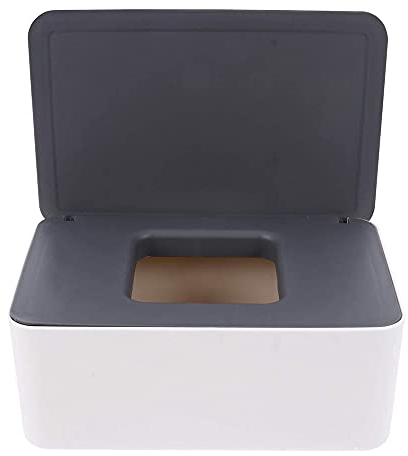 Aufbewahrungsbox für Feuchttücher mit Deckel, Staubdichte Halter Tissue Aufbewahrungsbox, Feuchttücher Box, Baby Tücher Fall, für Zuhause Büro Auto