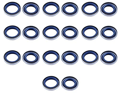 Gubeter 10 X Kit de Jeu de Joints d'huile, pour Husqvarna 154 240 245 254 257, 346 XP, 351, 357 XP, 359 Pièces de tronçonneuses, 503260301, 505275719.