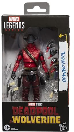 Marvel Legends Series Cowboypool, Marvel Studios' Deadpool & Wolverine Movie Collectible 6-Inch Action Figure Gift