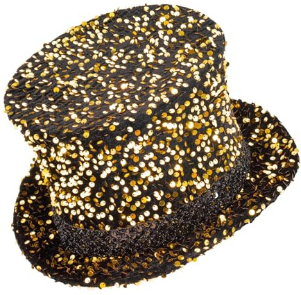 W WIDMANN MILANO Party Fashion - Cilindro per adulti, cappello accessorio per costumi di carnevale e spettacoli