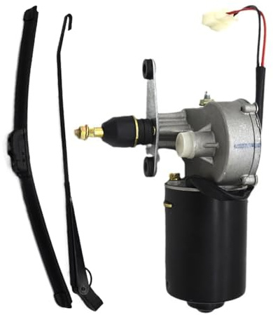 Kit Del Motor De Limpiaparabrisas - Eléctrico, Ventana Limpias | Limpiador Parabrisas Alimentado Por 12 V, Parte Reemplazo Universal, Limpieza Impermeable, Vidrio Confiable Para Side By SI