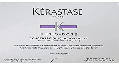 Kerastase Blond Absolute Cicaextreme UV-Behandlung, 10 x 12 ml, einzigartig, Standard