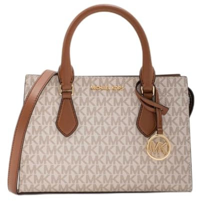 Michael Kors Sheila Umhängetasche aus Kunstleder, klein, Vegan, Vanille