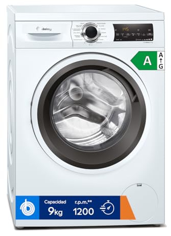Balay - Lavadora, libre instalación, 9 kg, Programa Super rápido y Rápido/mix, Blanco, 3TS993BP, entrada estándar