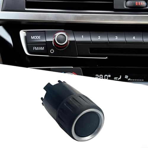 Advokingtap Manopola di controllo per autoradio, pulsante volume interno, adatto per BMW Serie 1 2 3 4 F20 F21 F22 F23 F30 F31 F34