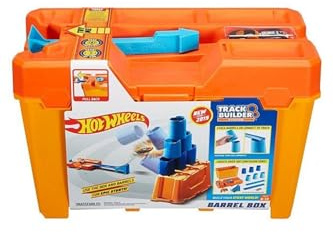 Hot Wheels - Track Builder Supercaja de Acrobacias, Accesorios para Pistas de Coches de Juguete (Mattel GCF91), Color/Modelo Surtido