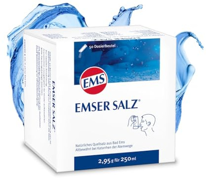 Emser Salz auch zum Inhalieren Die natürliche Therapie bei Erkrankungen der oberen Atemwege Spar-Set 2x100 Beutel