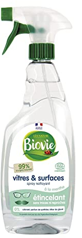Biovie - Spray vitres et surfaces à l'huile essentielle de menthe