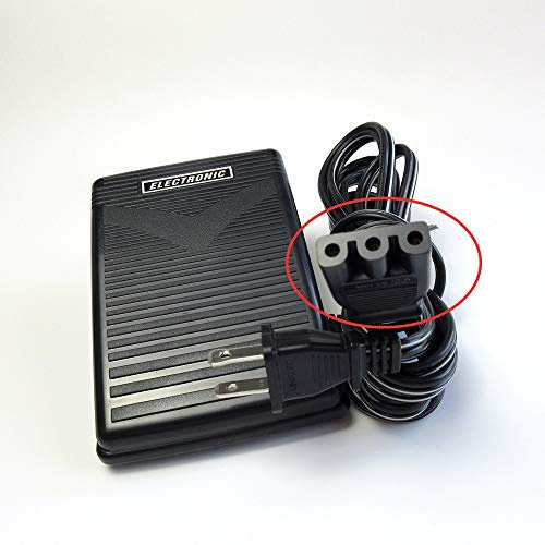 Foot Control Pedal +Cord for Viking Huskylock 15,S21,S25 Pfaff Coverlock 3.0,4.0