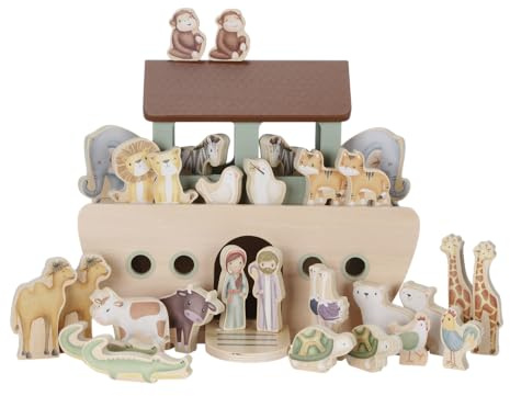 Little Dutch 7055 FSC Holz Spielset Arche Noah