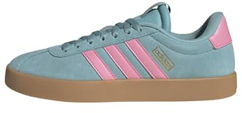 adidas Women's VL Court 3.0, Mint Ton/Bliss Pink/Gold Metallic, 7