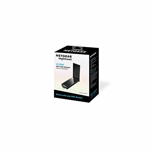 NETGEAR A7000-10000S Nighthawk AC1900 Wi-Fi USB Adapter (USB 3.0, Dual Band Wi-Fi, Magnetic Cradle Included)