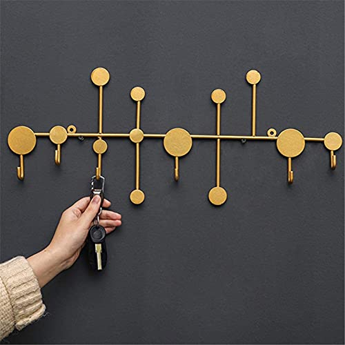 BAIHAO Garderobenhaken Moderne Wandgarderobe mit 4 Kleiderhaken Wand Garderobenleiste für Flure Garderoben Schlafzimmer und Badezimmer