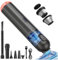 Chuboor Handstaubsauger Kabellos, Handstaubsauger Auto 14000Pa Mini Staubsauger 6 in 1 Multifunktion 25 Min Aufladbar mit Luftgebläse/Inflator/Pumpe/LED und SOS-Licht für Zuhause Auto Outdoor - P13B
