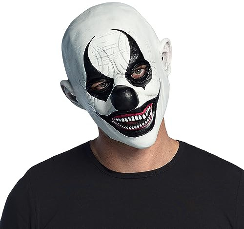 Boland – Skräckmask för vuxna gjord av latex, mask för halloween och karneval, tillbehör för kostymer för temafest