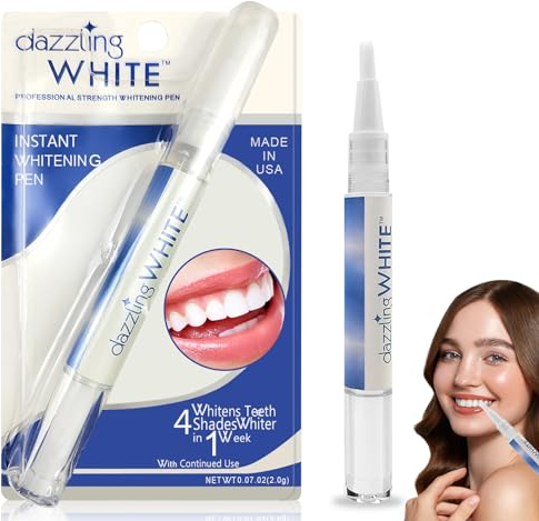 2x Zahnaufhellung Stift, Professioneller Teeth Whitening Essence, Sanftes & Zahnschonendes Effektiv für Zahnaufhellungs-Kit