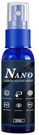 Rurunklee Displayschutz-Spray, 30 ml, Anti-Fingerabdruck, hohe Empfindlichkeit, Beschichtungsmittel, Spray, langanhaltendes Bildschirmreiniger-Spray für Handys, Fernseher, Laptops, Monitore und