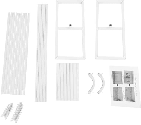 Soporte para globos blanco con soporte para flores, soporte para bodas de metal, soporte para bodas de 2 x 2 metros + 2 jarrones cuadrados de 27 x 27 x 80 cm, color blanco