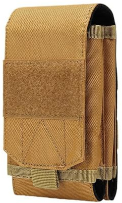 Pochette Tactique Molle pour Téléphone,Sac Étanche pour Téléphone Molle,Doubles Poches Intégrées pour Ceintures Tactiques,Sacs a Dos,Supports de Poitrine pour Téléphone
