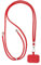 PATIKIL Smart Phone Lanyard, Universal Cell Phone Lanyard Adjustable Crossbody Strap Patch with Neck Strap Fits Most Smartphones, Red