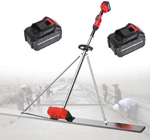 Outil Vibrant pour Béton RèGle Nivellement Ciment Chape éLectrique Kit vibratoire pour Chape en béton, Travail pour Chape de en béton, règle de nivellement de en Ciment électrique sa