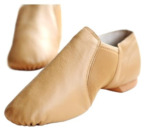 Slip On Dance jazzdansskor barn vuxna kvinnor män mage modern balett gym jazziga sneakers för scenframträdanden