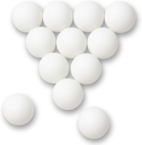 SACREDHAVEN Beer Ping Pong Balls White Table Tennis Pack of 12