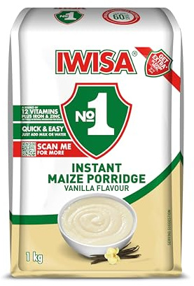Iwisa Instant Breakfast Porridge Sapore di Vaniglia