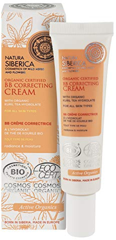 Natura Siberca BB Crème BIO Correctrice Tous Types de Peaux au Thé de Kourile, 30ml