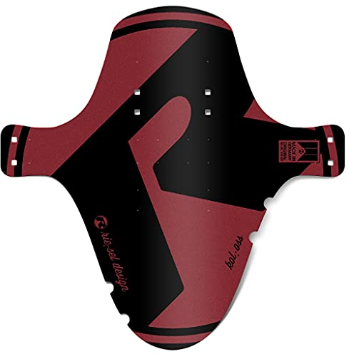 Riesel Design® Mudguard - kol:OSS - XL MTB Schutzblech hinten & vorne inkl. Kabelbinder/Stylischer MTB Schmutzfänger/Mountainbike Schutzblech als Spritzschutz für alle Radgrößen