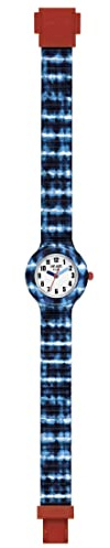 HIP HOP, Collezione Kids Fun, Orologio Bambino Tie Die, con Cinturino in Silicone Intercambiabile, Pratica Chiusura, Cassa 28 mm, Movimento al Quarzo, Resistente all'Acqua, Lunghezza Regolabile