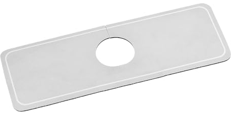 sourcing map Kitchen Sink Splash Guard, Leather Faucet Absorbent Mat, Splash Guard Faucet Drip Catcher for Kitchen, Bathroom, Bar, RV, Light Grey White