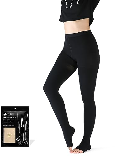 VARCOH Calze Compressione Graduata Donna, Calze Compressione Graduata Uomo, Calze a Compressione 20-30 mmHg Ideali per TVP, Gravidanza, Vene Varicose