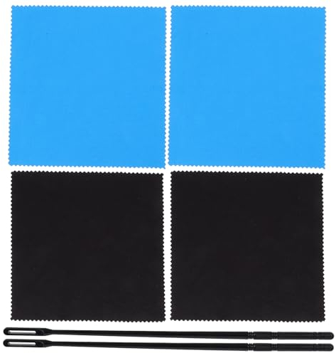 Abaodam Querflöte Reinigungsset Mit Stab Und Tuch Für Innenreinigung Flötenreinigungszubehör Aus Kunststoff Für Schmutz Und Staub Entfernung Einfach Zu Verwenden Für Anfänger Und Profis