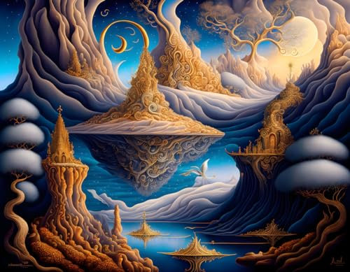 XcBAIHOUD Art mural sans cadre 58 x 90 cm Peinture sur toile Moïse et le buisson ardent une histoire biblique poster